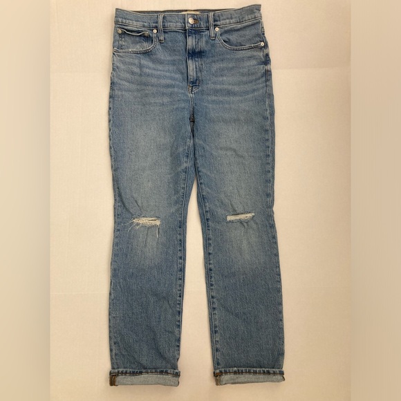 Madewell High-Rise Slim boyjean medium wash size 29 - Picture 2 of 8